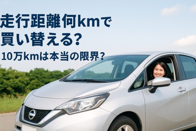 走行距離何kmで買い替える？10万kmは本当の限界？