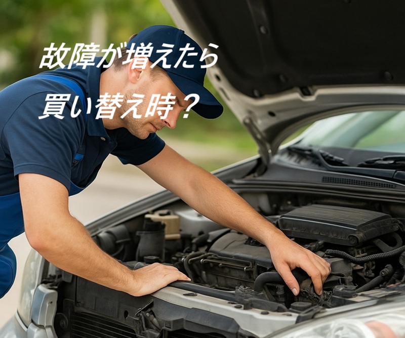 故障が増えたら買い替え時？
