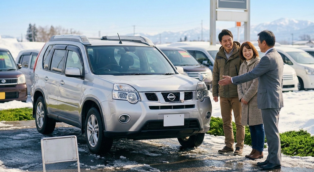 4WD車を雪国価格で売るテクニック:地域による需要格差をプラス査定に変える方法