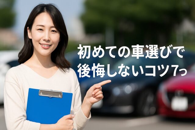 初めての車選びで後悔しないコツ７つ