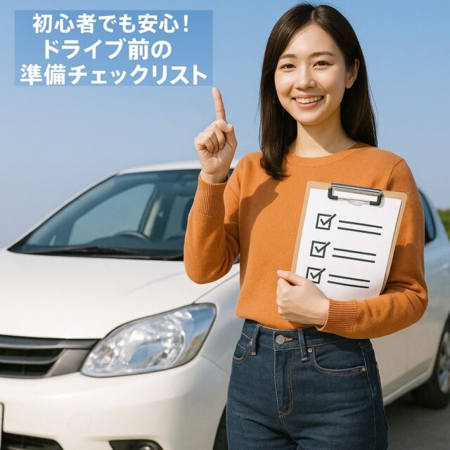 初心者でも安心！ドライブ前の準備チェックリスト【忘れ物防止】