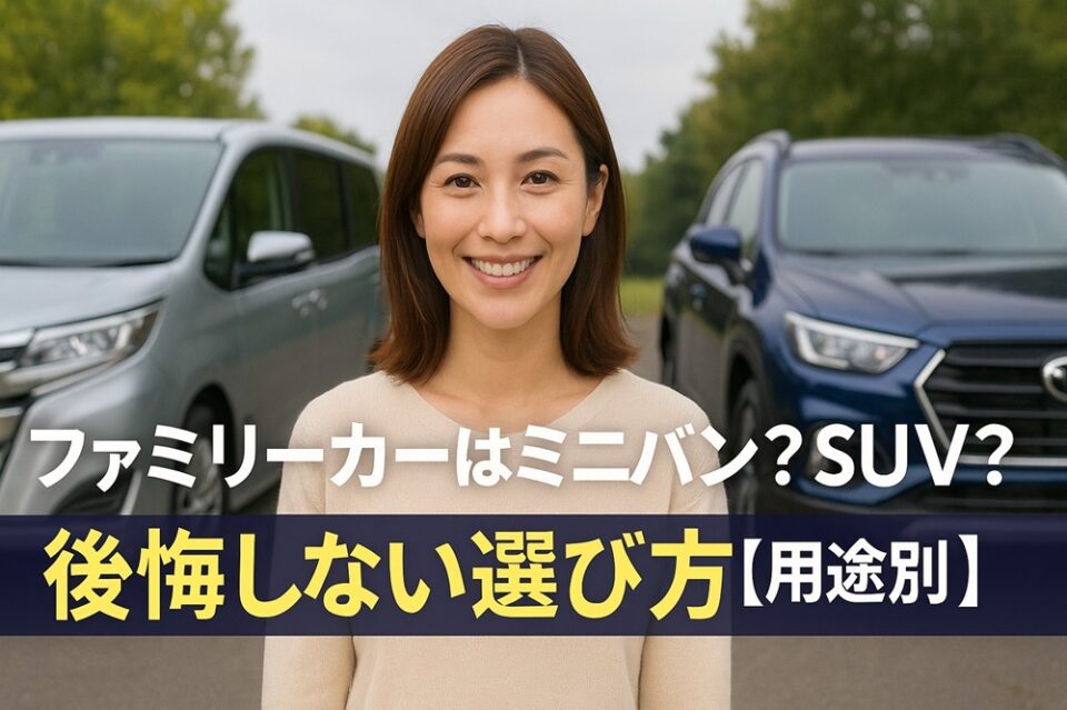 ファミリーカーはミニバン？SUV？
