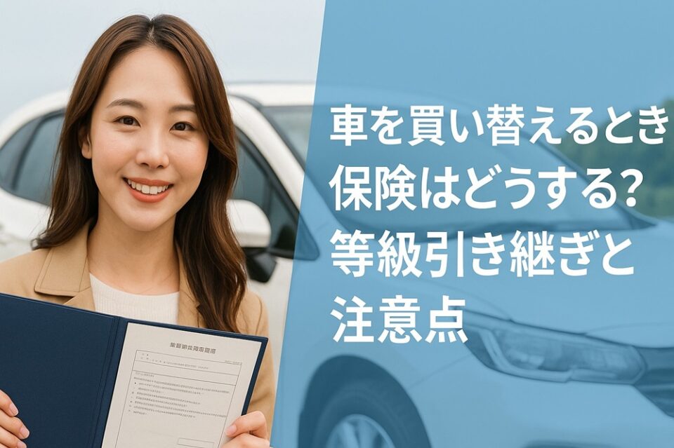車を買い替えるとき保険はどうする？