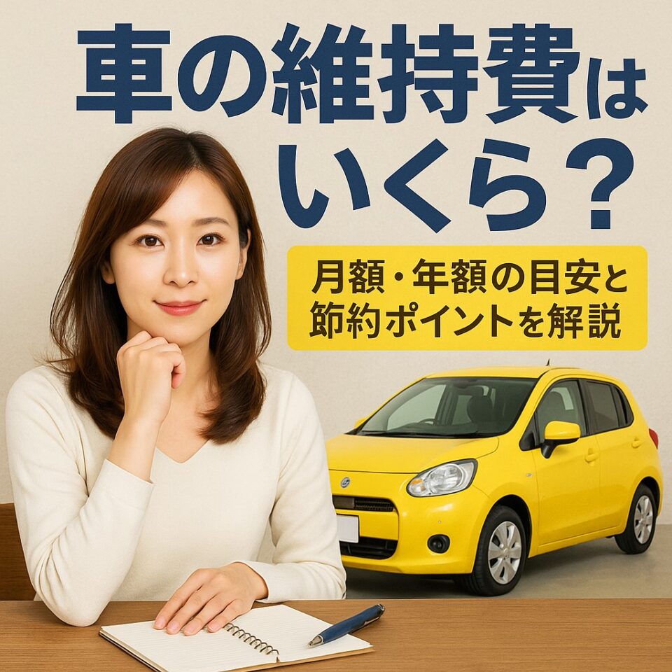 車の維持費はいくら？