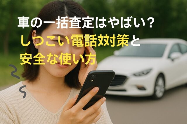 車の一括査定はやばい？