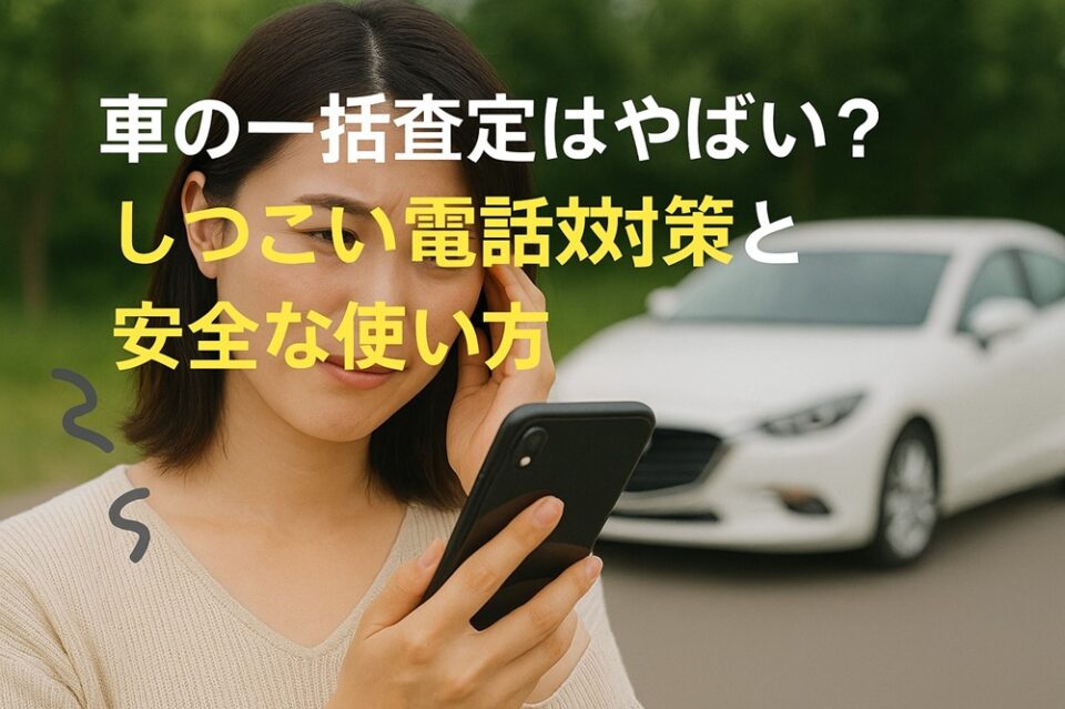 車の一括査定はやばい？