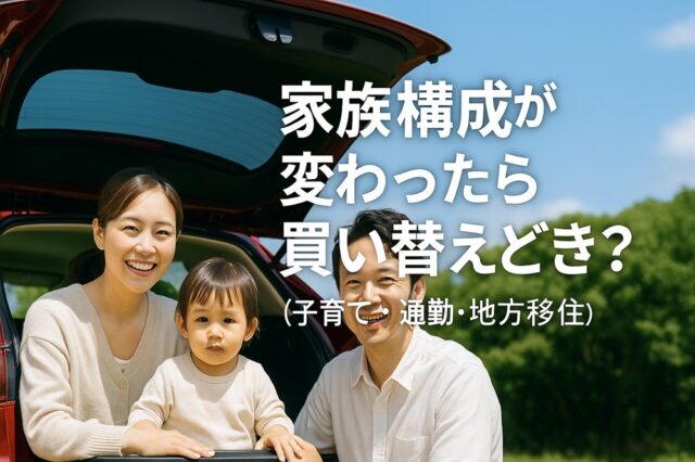 家族構成が変わったら買い替えどき？
