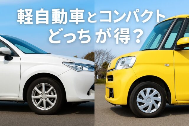 軽自動車とコンパクトカーどっちが得？ 維持費と使い勝手で比較