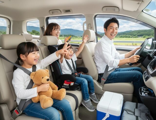 チャイルドシート設置が楽な中古車：ISOFIX対応状況と後席ドアの開口角度を徹底調査