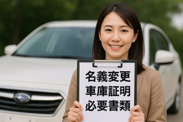 名義変更・車庫証明・必要書類まとめ