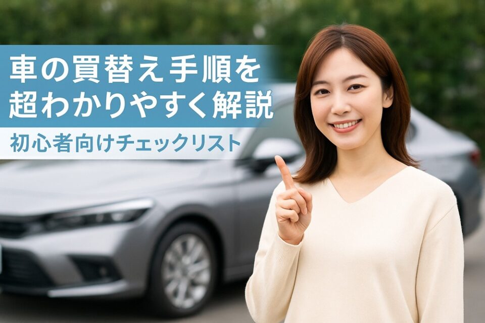 車の買い替え手順を超わかりやすく解説